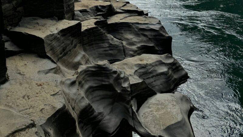 Stuðlagil basalt canyon in east Iceland