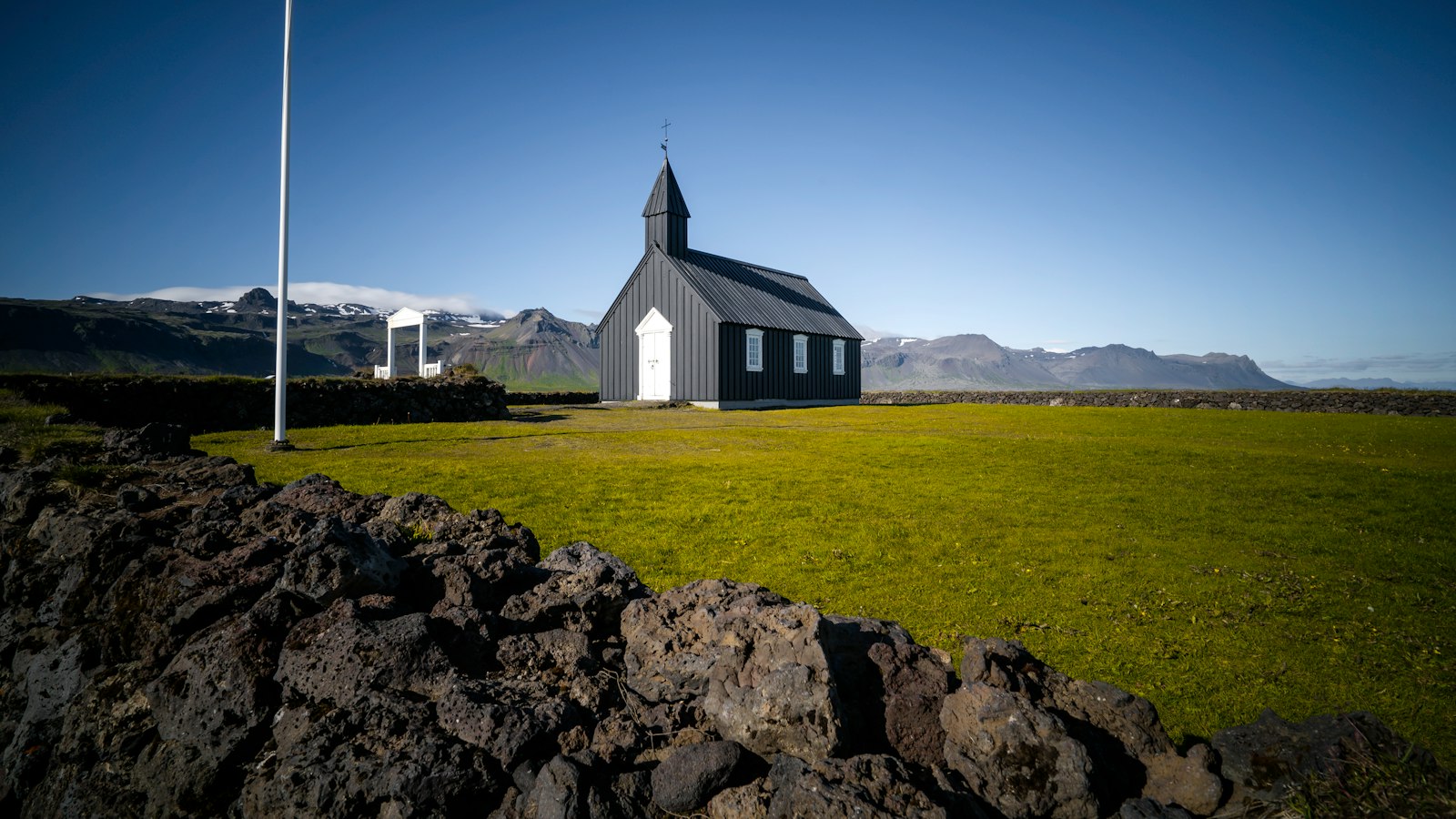 The black church at Búðir on Snæfellsnes