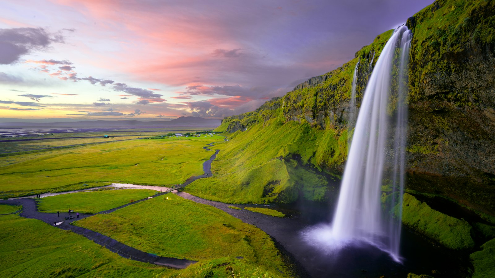 Waterfall at daytime