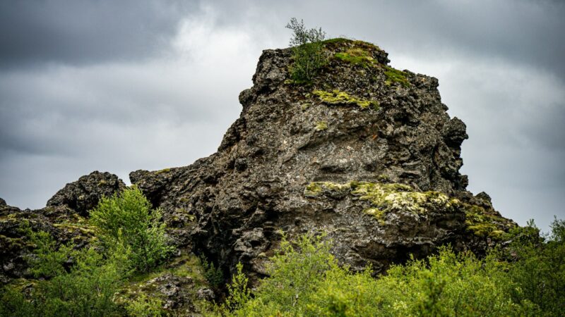 Dimmuborgir lava formations at Mývatn