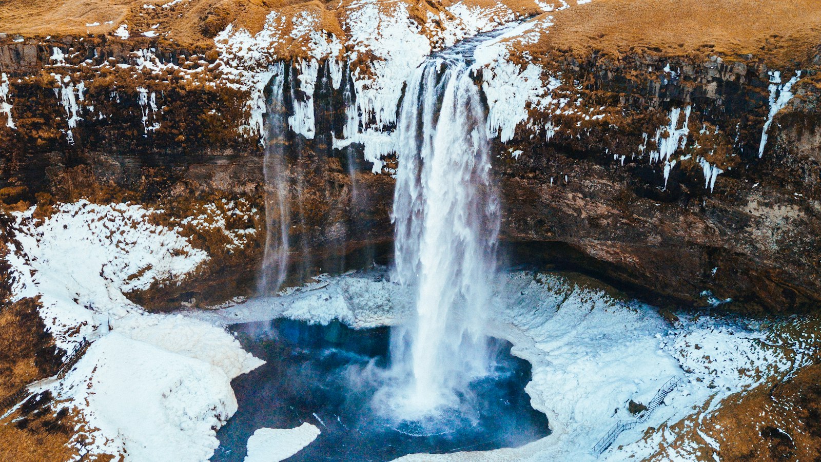 Waterfalls from the air