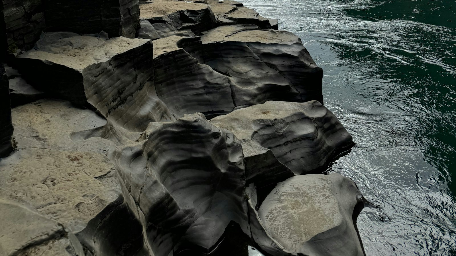 Stuðlagil basalt canyon in east Iceland